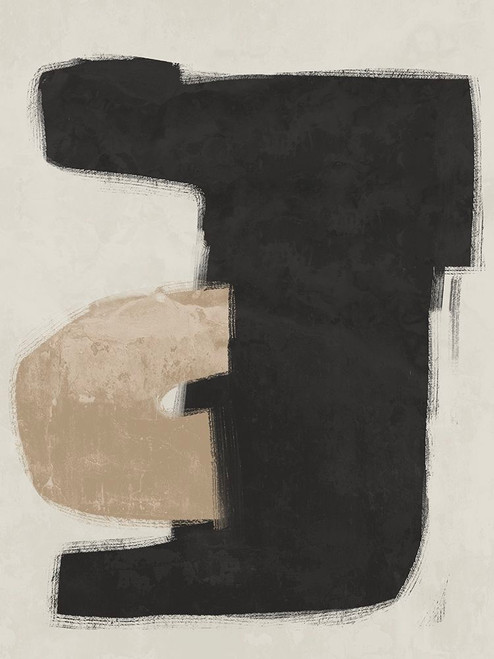 Composed Black Poster Print - Road Urban