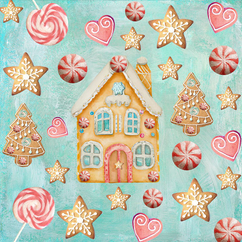 Gingerbread Land I Poster Print - Sasha