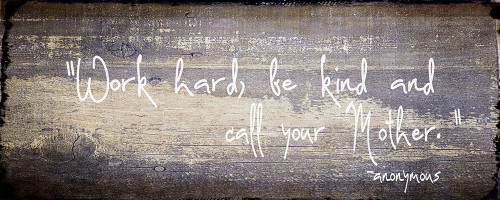 Work Hard on Barnwood Poster Print - GST