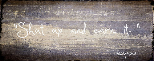 Shut Up on Barnwood Poster Print - GST