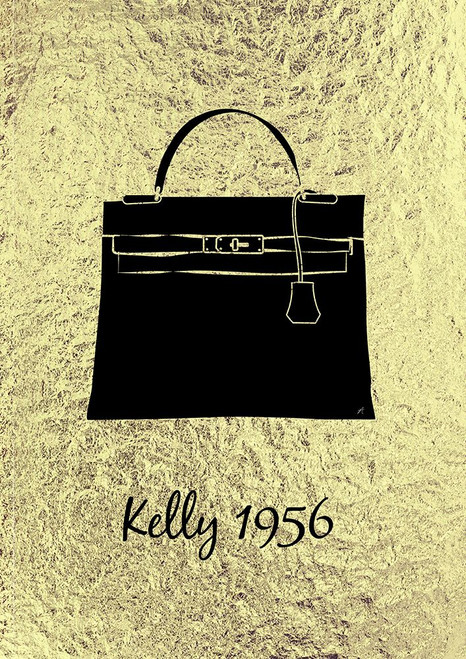 Golden Hermes Bag Poster Print - Aesthete