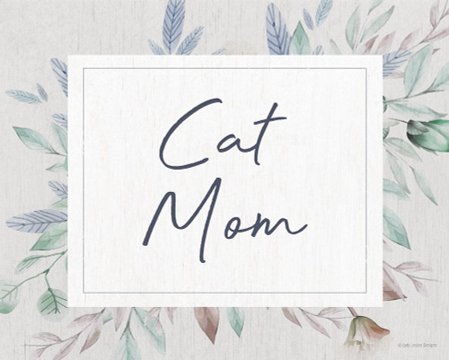 Cat Mom Poster Print - Louise Designs Lady