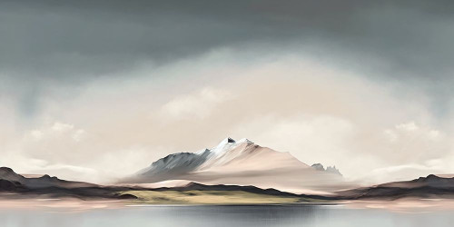 Minimalistic Landscape 10 Poster Print - Ray Heere