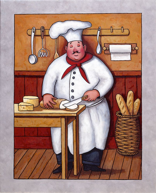 Chef 3 Poster Print - John Zaccheo