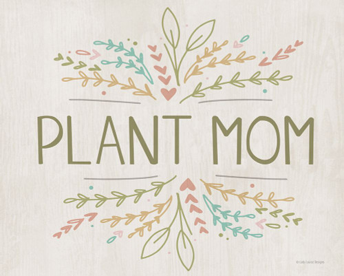 Plant Mom Poster Print - Louise Designs Lady