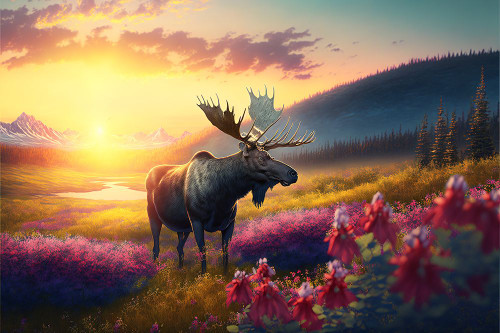 North American Wildlife 10 Poster Print - Ray Heere