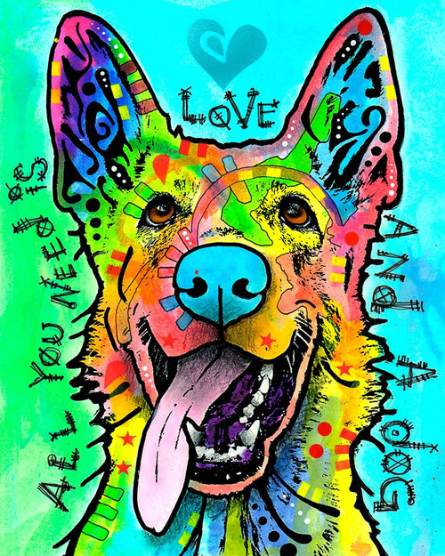 Love And A Dog Poster Print - Russo Collection Dean Love And A Dog Poster Print - Russo Collection Dean