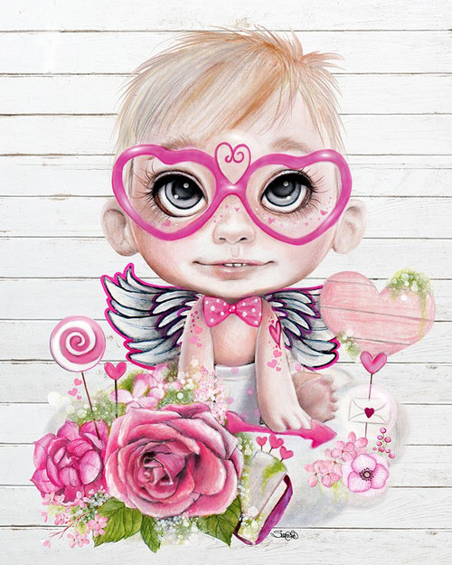 Cupid Valentine Poster Print - Pike Art Sheena