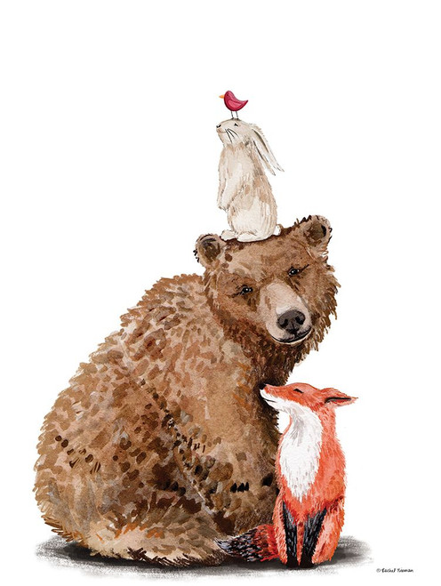 Forest Friends Poster Print - Rachel Nieman