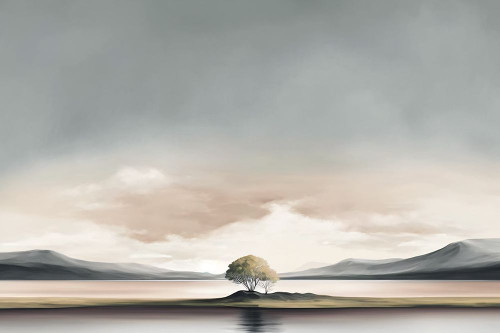 Minimalistic Landscape 3 Poster Print - Ray Heere
