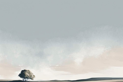 Minimalistic Landscape 1 Poster Print - Ray Heere
