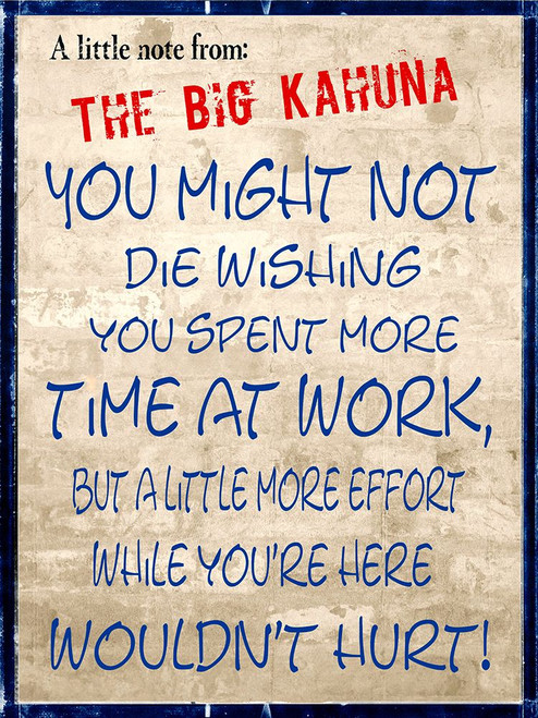 A Little More Effort Poster Print - GST