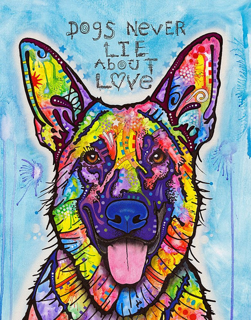 Dogs Never Lie Poster Print - Russo Collection Dean