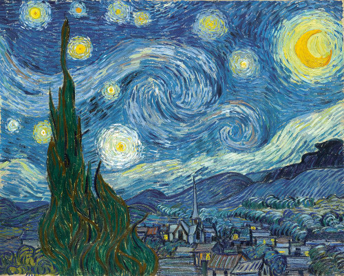 Starry Night 1889 Poster Print - Collection Masters