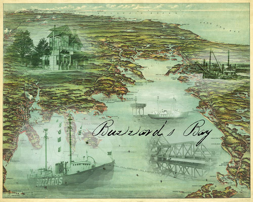 Vintage Buzzards Bay Poster Print - GST