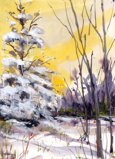 Yellow Dawn Poster Print - Noble Fine Randy