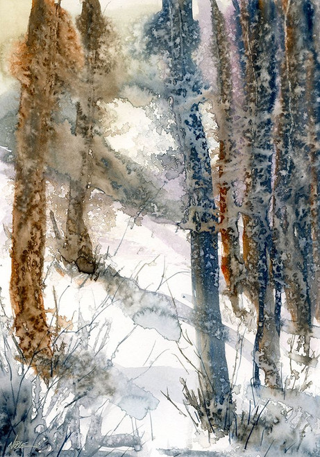 Forest Snow Poster Print - Noble Fine Randy