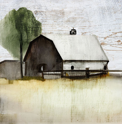 The White Barn I Poster Print - Sasha