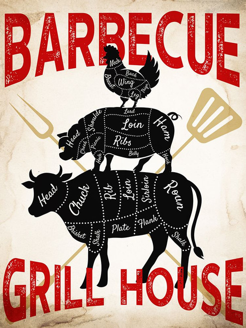 Grill House Poster Print - Kimberly Allen