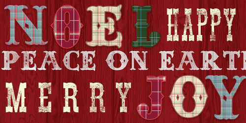 Noel Peace On Earth Poster Print - Bijoux And Lula