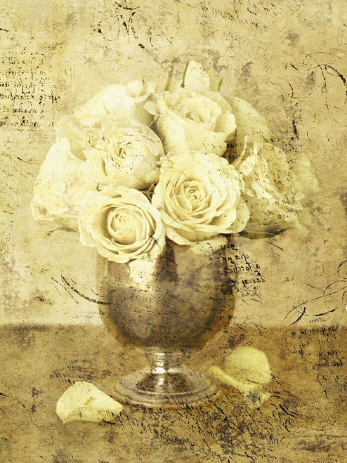 Golden Roses I Poster Print - John Seba