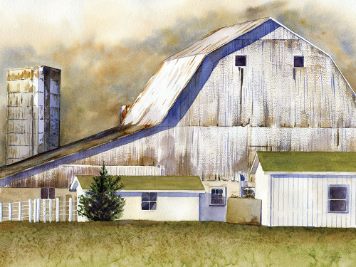 Amish Barn Poster Print - Patti Bishop