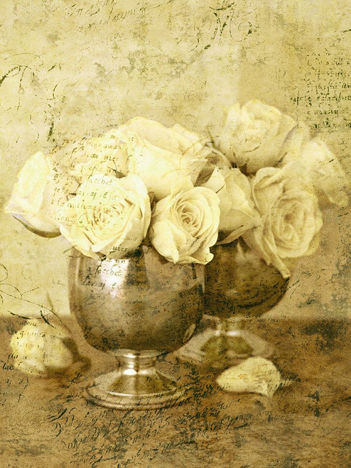 Golden Roses II Poster Print - John Seba