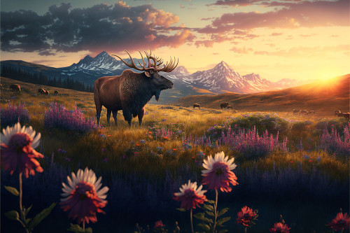 North American Wildlife 9 Poster Print - Ray Heere