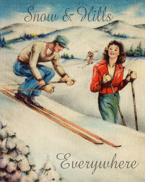 Snow and Hills Everywhere Poster Print - GST