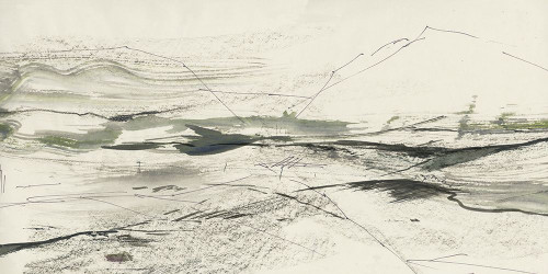 Green Sketches Poster Print - Studio PI