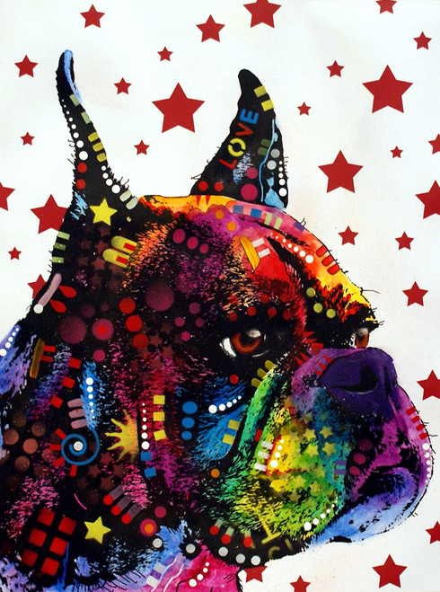 Profile Boxer 2 Poster Print - Russo Collection Dean