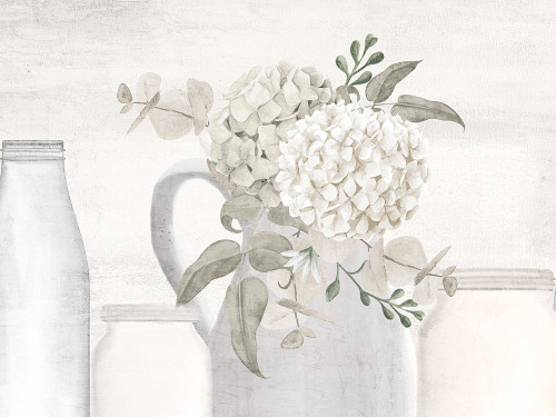 Hydrangea Row Poster Print - Kimberly Allen