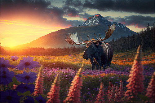 North American Wildlife 7 Poster Print - Ray Heere