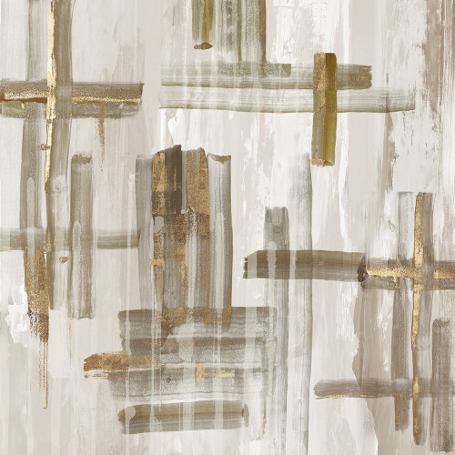 Elegant Neutral Plaid II Poster Print - Studio PI