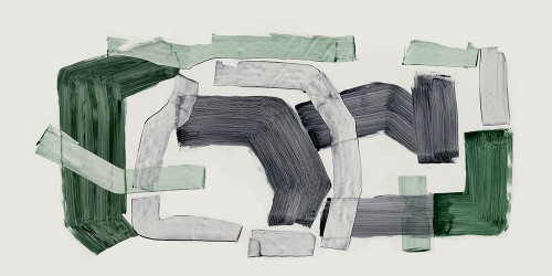 Shapes of Emerald Poster Print - Studio PI