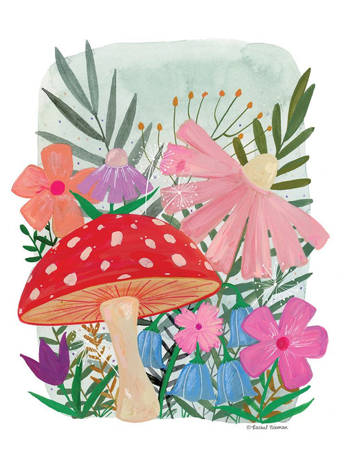 Mushroom Garden Poster Print - Rachel Nieman