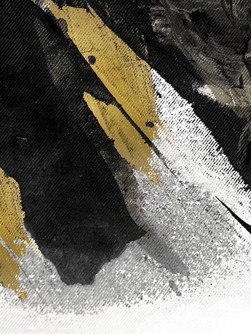 Black Strokes 2 Poster Print - Kimberly Allen