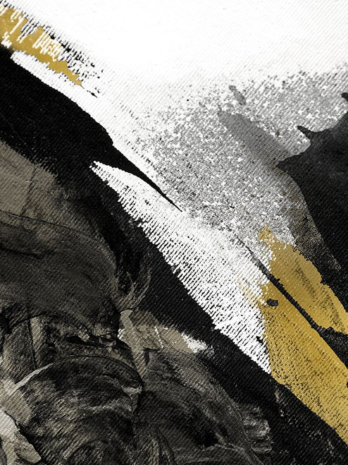 Black Strokes 1 Poster Print - Kimberly Allen