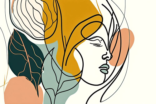 Botanical Minimalism Portraits 1 Poster Print - Ray Heere
