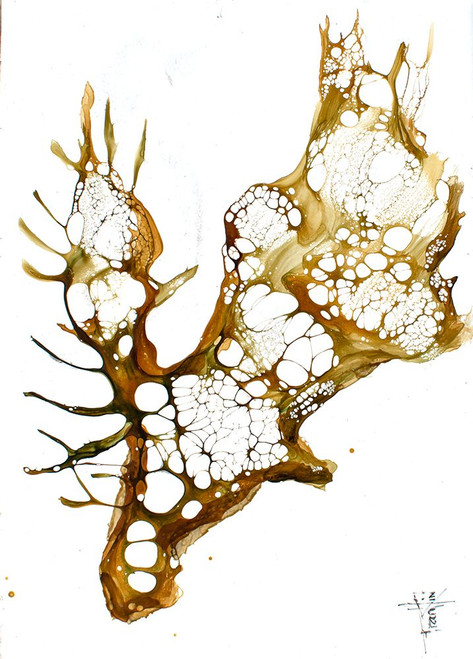 Cellular Series - Moose Poster Print - by Leslie Art