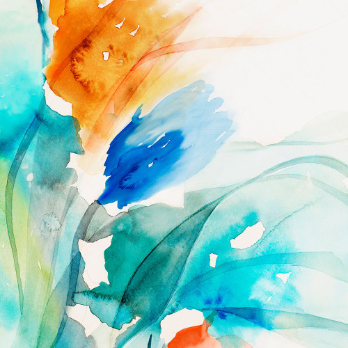 Bright Cerulean I Poster Print - Studio PI