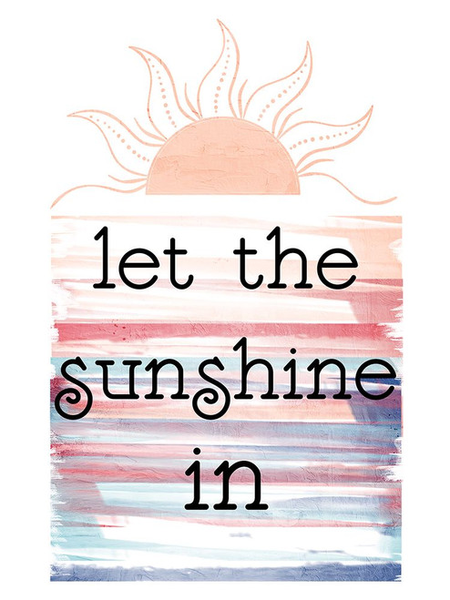 Let the Sunshine In Sun Poster Print - Kimberly Allen