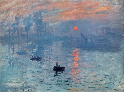 Monet-Impression Sunrise Poster Print - Collection Masters
