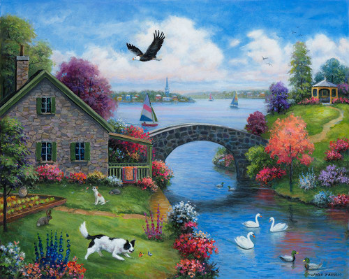Summer Inlet Poster Print - John Zaccheo