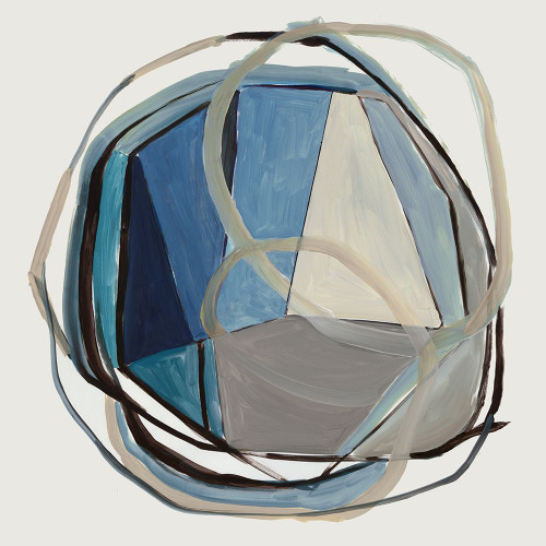 Azure Whirlpool Symmetry I Poster Print - Studio PI