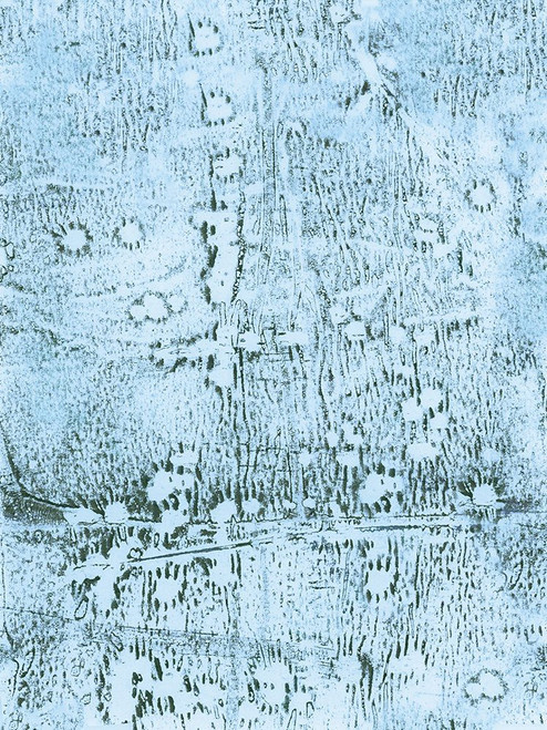 Circles Light Blue Poster Print - Melissa Renee