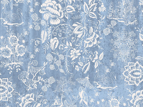 Oceanside Spode Poster Print - BijouxAnd Company Lula