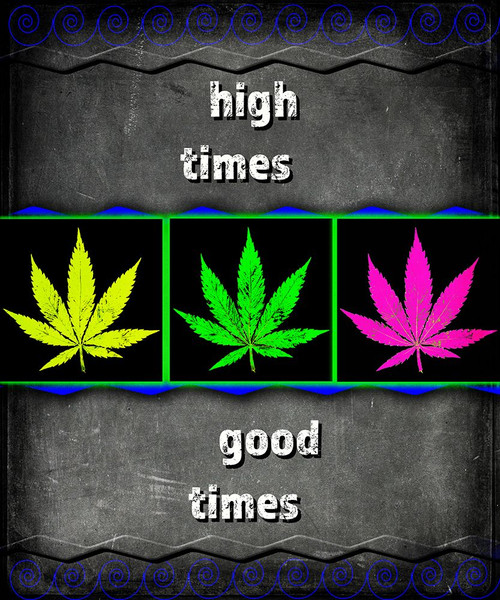 Dorm Room Light It Up High Times Poster Print - LightBoxJournal