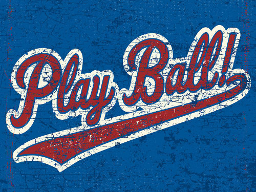 Play Ball Logo Poster Print - Peter Horjus
