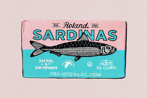Roland Sardinas Poster Print - Mandariini Studio